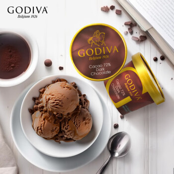 GODIVA 歌帝梵 72%可可黑巧克力冰淇淋90g