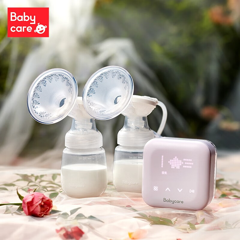 babycare 双边吸奶器电动便携孕产妇静音按摩全自动集奶器交互吸奶器 维尔粉 999元