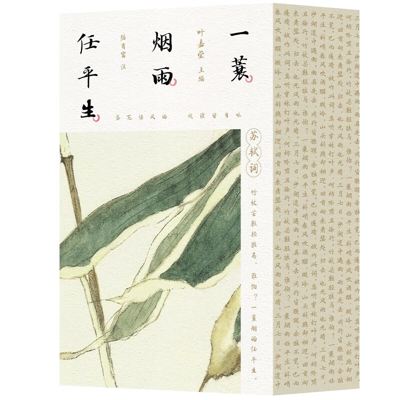 《一蓑烟雨任平生·苏轼词》（套装共3册） 66元（满300-100，需凑单）