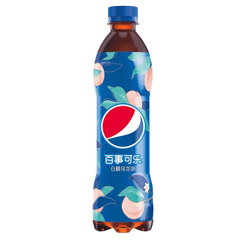 pepsi 百事 可乐 Pepsi 太汽系列 白桃乌龙味 汽水 碳酸饮料整箱 500ml*12瓶 14.47元（需买4件，需用券）