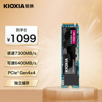 KIOXIA 铠侠 2TB SSD固态硬盘 NVMe M.2接口 EXCERIA Pro  SE10 极至超速系列（PCIe 4.0 产品）