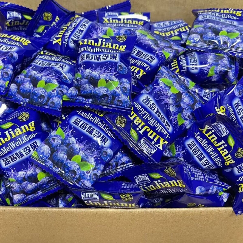 有券的上：七点食分 蓝莓味李果 500g 袋装 10.9元包邮（双重优惠）