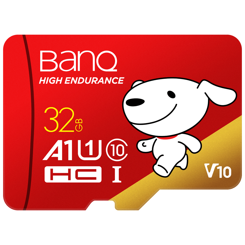PLUS会员、概率券：banq&JOY 联名款 32GB TF（MicroSD）存储卡U1 C10 A1 32G 11.82元包邮