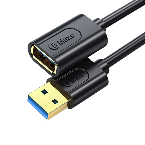 京东PLUS：Biaze 毕亚兹 镀金款 USB3.0延长线 1m 7.8元