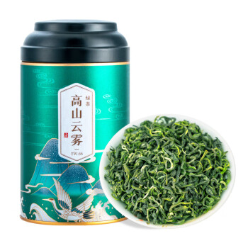 WU HU 五虎 茶叶绿茶新茶可冷泡茶高山云雾绿茶特级散装五虎125g/罐