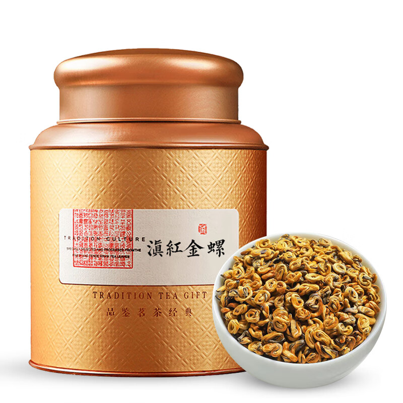 忆茗道 滇红茶 特级 滇红金螺 蜜香香耐型 100g 券后69元