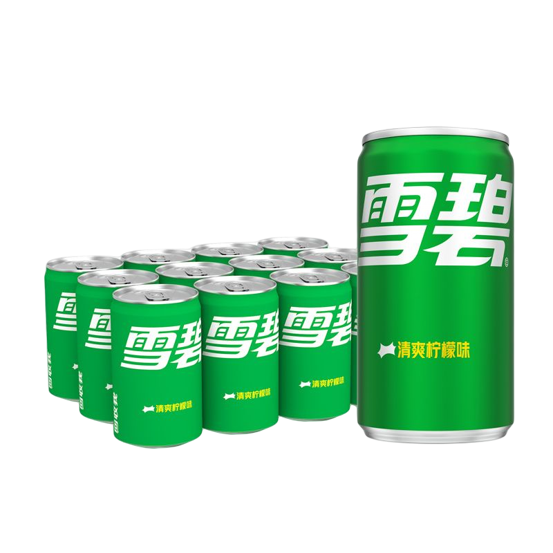 PLUS会员、首单礼金：可口可乐（Coca-Cola）雪碧 Sprite 柠檬味 200ml*12罐 整箱装  16.9元包邮（需入会）