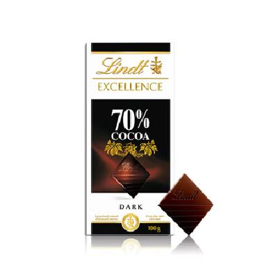 PLUS会员：Lindt 瑞士莲 卓越系列 可可巧克力 排块 100g 合集 22.46元/件 包邮（需买2件，共44.92元，双重优惠）