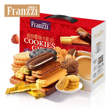 Franzzi 法丽兹 曲奇零食大礼包 混合口味 1.196kg