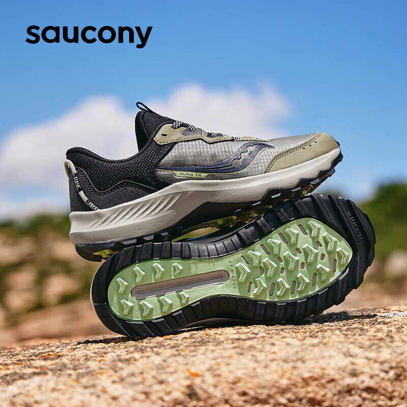 京东百亿补贴：saucony 索康尼 男款奥拉越野跑鞋 S20862-15 399元