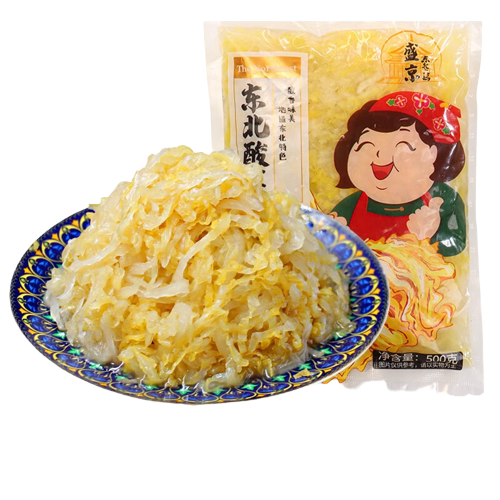 有券的上：东北大妈 东北酸菜丝 500g*5袋 6.9元包邮（双重优惠）