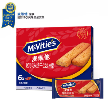 McVitie's 麦维他 纤滋棒 原味 180g