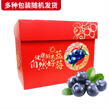Mr.Seafood 京鲜生 云南蓝莓 大果18mm+ 12盒礼盒装 约125g/盒