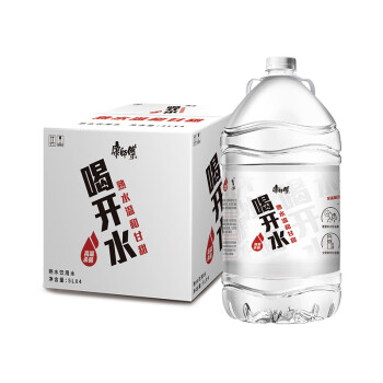 康师傅 喝开水 熟水饮用水 5L*4桶