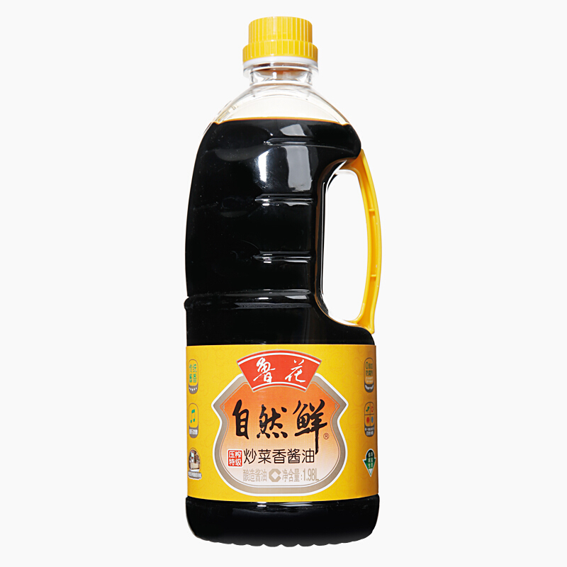 luhua 鲁花 自然鲜炒菜香酱油 1.98L 券后10.26元