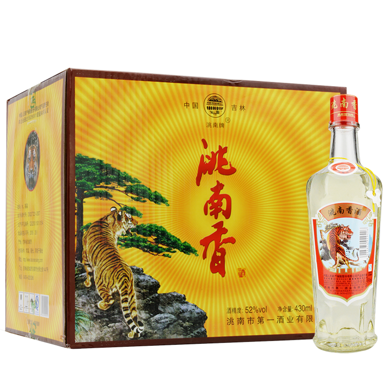 京东百亿补贴:洮南香 白酒 东北吉林特产洮南 52度 430mL 12瓶 168.00元包邮（plus更低）