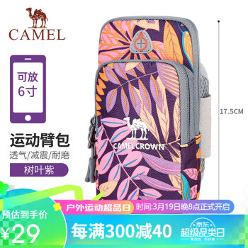 CAMEL 骆驼 户外情侣款手机臂包 情侣款跑步运动健身臂带手包手机臂套