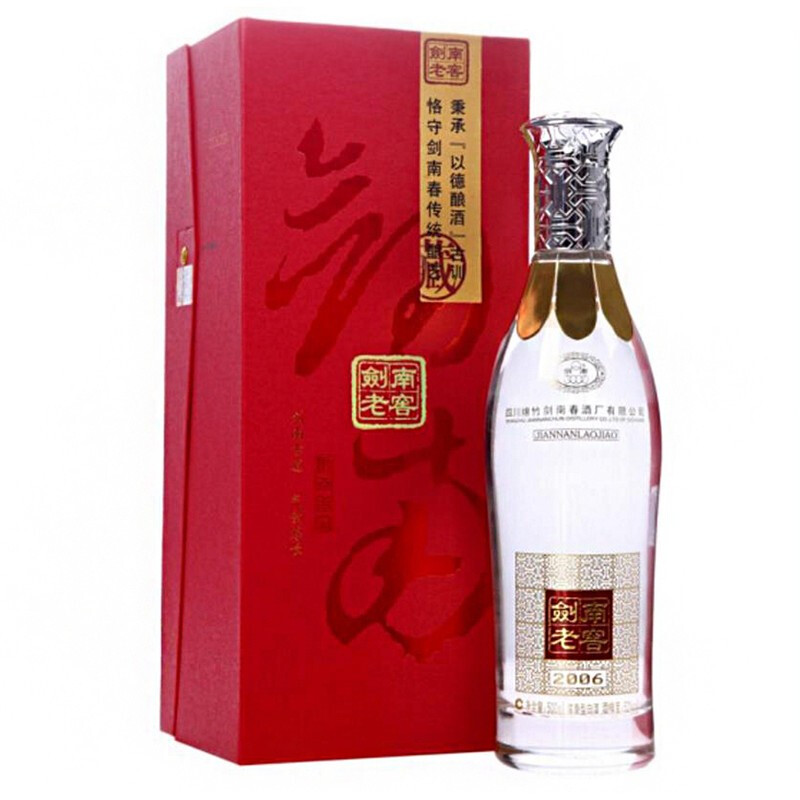 剑南春 剑南老窖 2006 52%vol 浓香型白酒 500ml 单瓶装 88.11元