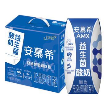 SHUHUA 舒化 伊利安慕希AMX活性益生菌酸奶205g*12盒/箱   礼盒装