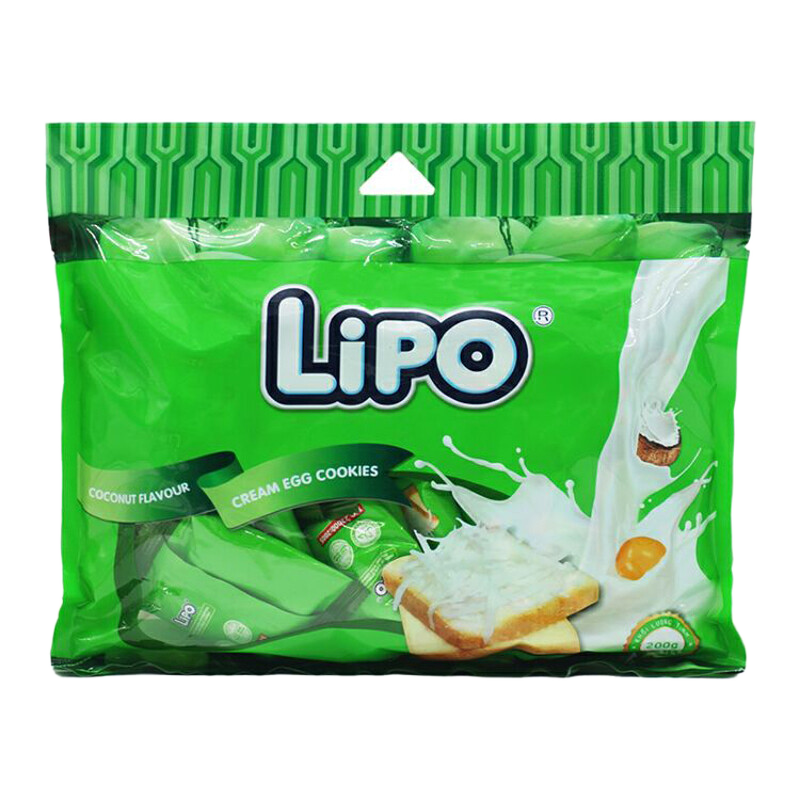 plus会员、需首购：Lipo越南进口椰子味面包干200g/包 8.41元
