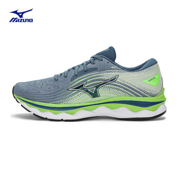 Mizuno 美津浓 男子跑步慢跑鞋 脚感柔软 减震回弹 WAVE SKY 6 ￥374.22