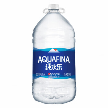 pepsi 百事 可乐纯水乐 AQUAFINA 饮用水 纯净水 5L*4瓶 整箱 百事可乐出品