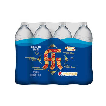 AQUAFINA 纯水乐 百事可乐纯水乐 AQUAFINA 饮用水 纯净水 1.5L*8瓶 整箱装  百事出品