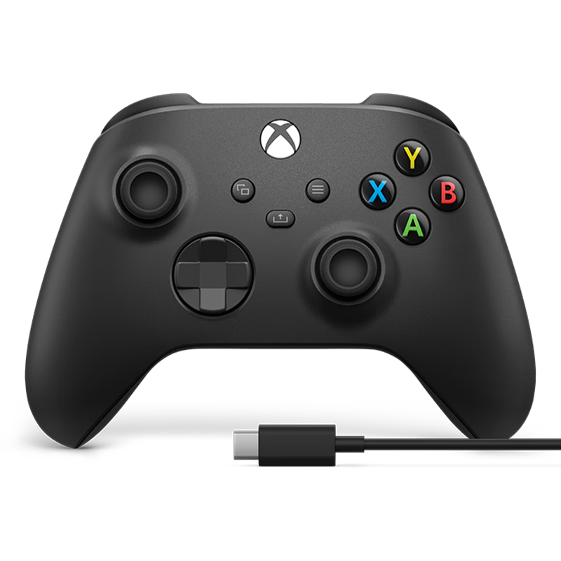 微软 Xbox游戏手柄 磨砂黑+USB-C线缆  347.16元（省省卡345.16）