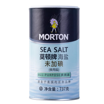 MODUN 莫顿 未加碘 海盐 737g