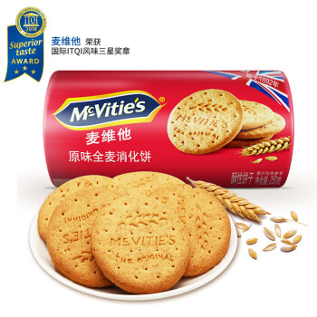 McVitie's 麦维他 原味全麦消化饼 250g