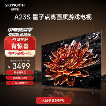 SKYWORTH 创维 A23S系列 75A23S 电视 75英寸 4K