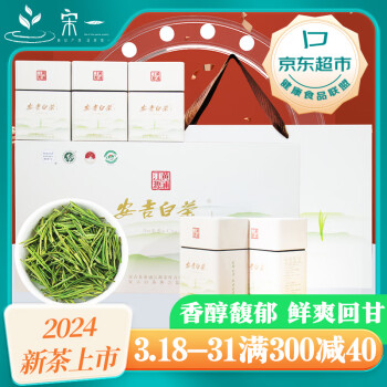 宋一 2024明前特级安吉白茶礼盒250g 协会监制