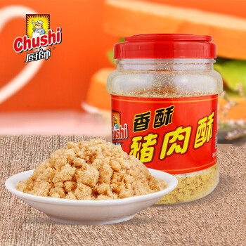 Chushi 厨师 厨師 Chushi 厨师 肉松肉酥 下饭菜 香酥猪肉酥225g/罐