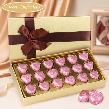 德芙Dove巧克力礼盒零食甜品生日礼物送老婆女友男朋友惊喜员工福利18粒
