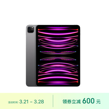 Apple 苹果 iPad Pro 11英寸平板电脑 2022年款深空灰色