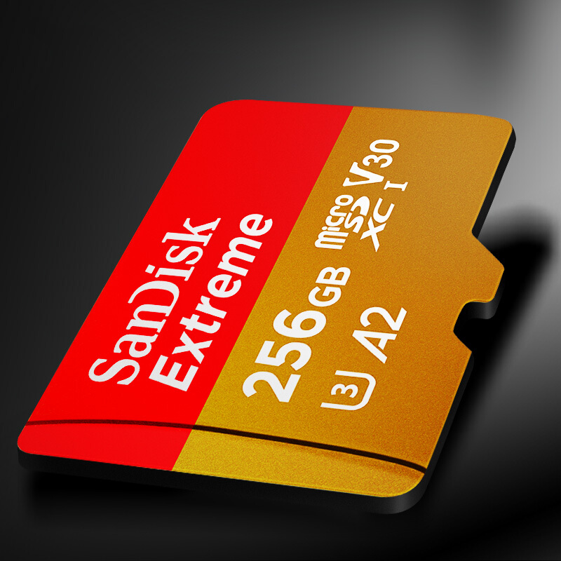 SanDisk 闪迪 Extreme 至尊极速移动系列 MicroSD存储卡 256GB（U3、V30、A2） 143.93元