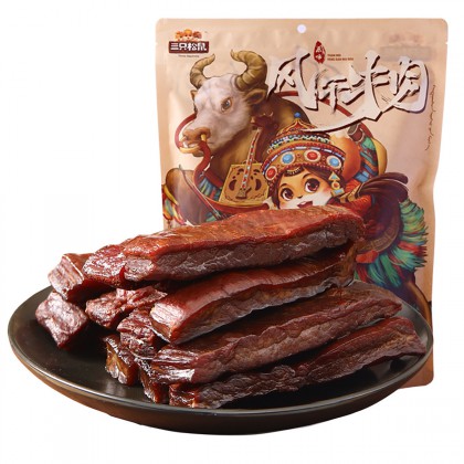 三只松鼠 風(fēng)干牛肉 500g 89元