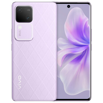 vivo S18 8GB+256GB 菱紫 后置影棚级柔光环 5000mAh超薄蓝海电池 第三代骁龙7 快充 拍照 手机