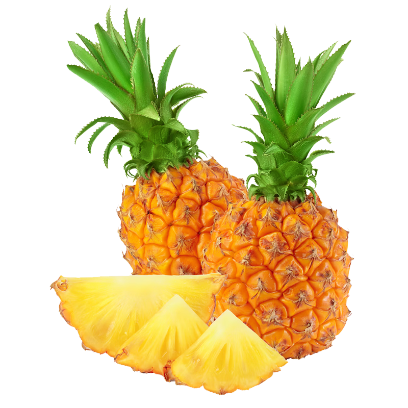 再降价、PLUS会员：鲁禧 香水菠萝凤梨 3个装 4.5-5斤 11.75元包邮（需用券）