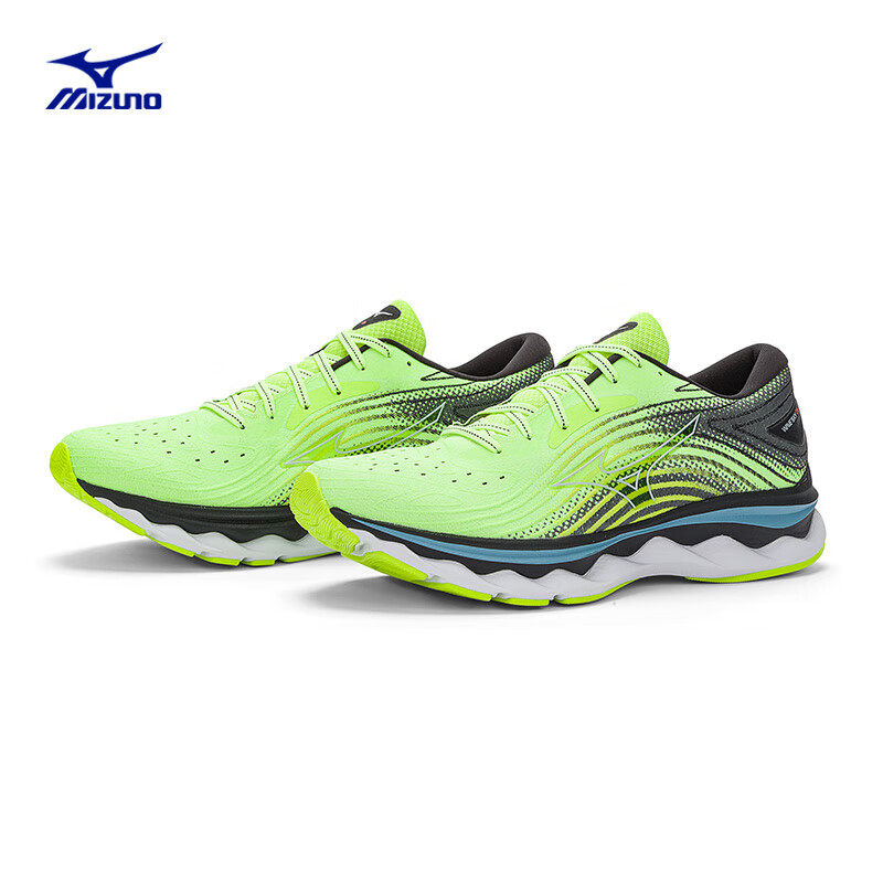 Mizuno 美津浓 男子跑步慢跑鞋 WAVE SKY 6 券后335.41元