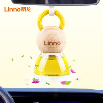 Linno 朗龍 汽車香水掛件車載香薰香水掛飾車內(nèi)香氛裝飾用品汽車擺件