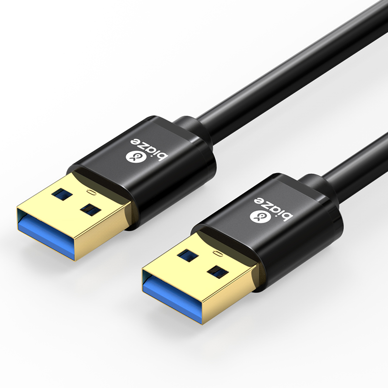 京东PLUS：Biaze 毕亚兹 USB3.0数据线 公对公 0.5m 1.74元（双重优惠）