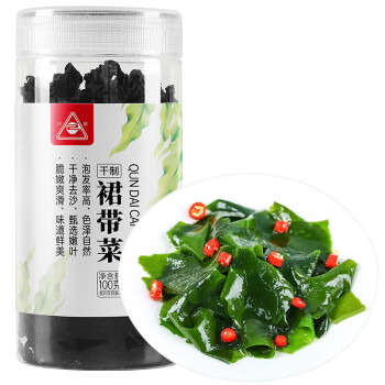 川珍裙带菜100g海木耳海产干货昆布丝凉拌煲汤火锅食材