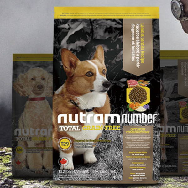 nutram 纽顿 T29羊肉兵豆小型犬全阶段狗粮 6kg（赠 试吃2袋+火腿肠1包） 券后319.95元