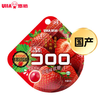 UHA 悠哈 酷露露 果汁軟糖 草莓味 52g