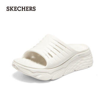 SKECHERS 斯凱奇 女子舒適拖鞋111333 白色/WHT 36