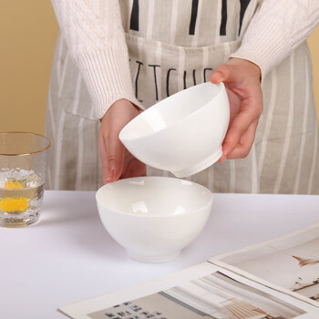 万享 新 品釉下陶瓷碗具套装2只装陶瓷餐具碗欧式米饭碗汤碗