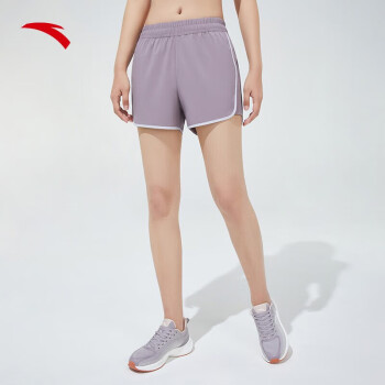ANTA 安踏 奥特莱斯速干裤丨跑步短裤女士2023夏季梭织健身裤五分裤运动短裤