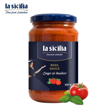 lasicilia 辣西西里 拿坡里罗勒番茄意面酱 350g