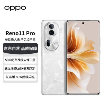 OPPO Reno11 Pro 12GB+256GB 月光宝石 5000万单反级人像三摄 骁龙8+旗舰芯片 超速大内存 拍照5G手机